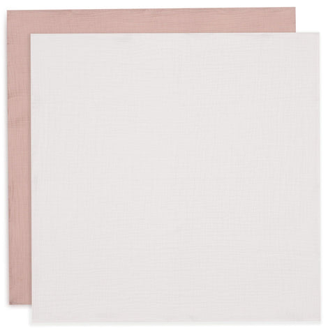 Jollein Hydrophilic cloth Small 70x70cm | Wild Rose/Ivory (4pack)