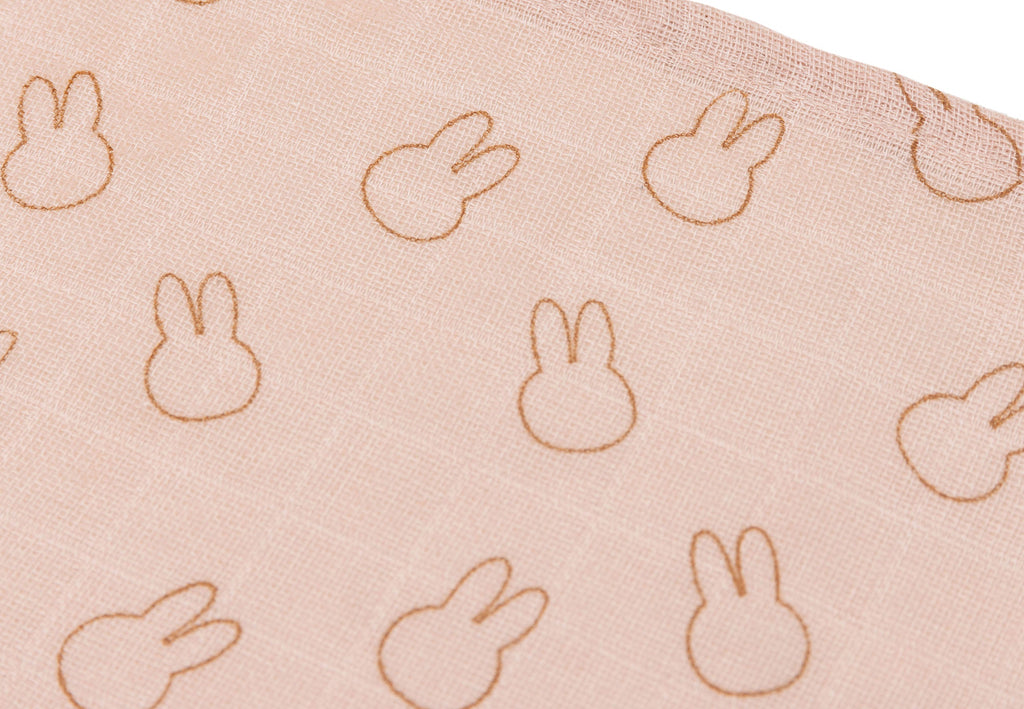 Jollein Hydrophilic Cloth 70x70cm Miffy Silhouettes W. Rose(3p)