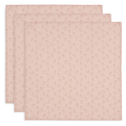 Jollein Hydrophilic Cloth 70x70cm Miffy Silhouettes W. Rose(3p)