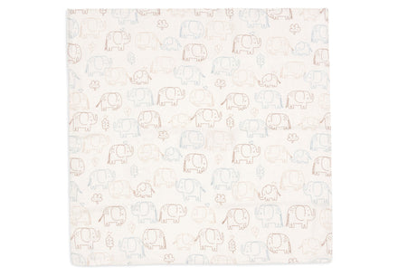 Jollein Hydrophilous Cloth Small 70x70cm | Elephant Tales | 3 pcs