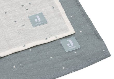 Jollein Hydrophilic Cloths 115x115cm Twinkling Sea Green (2pack)