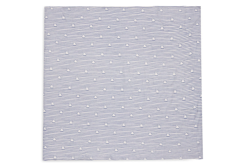 Jollein Hydrophilic cloth Large 115x115cm | Miffy Stripe Navy (2pack)