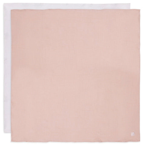 Jollein Hydrophilic cloth Large 115x115cm | Wild Rose/Ivory (2pack)