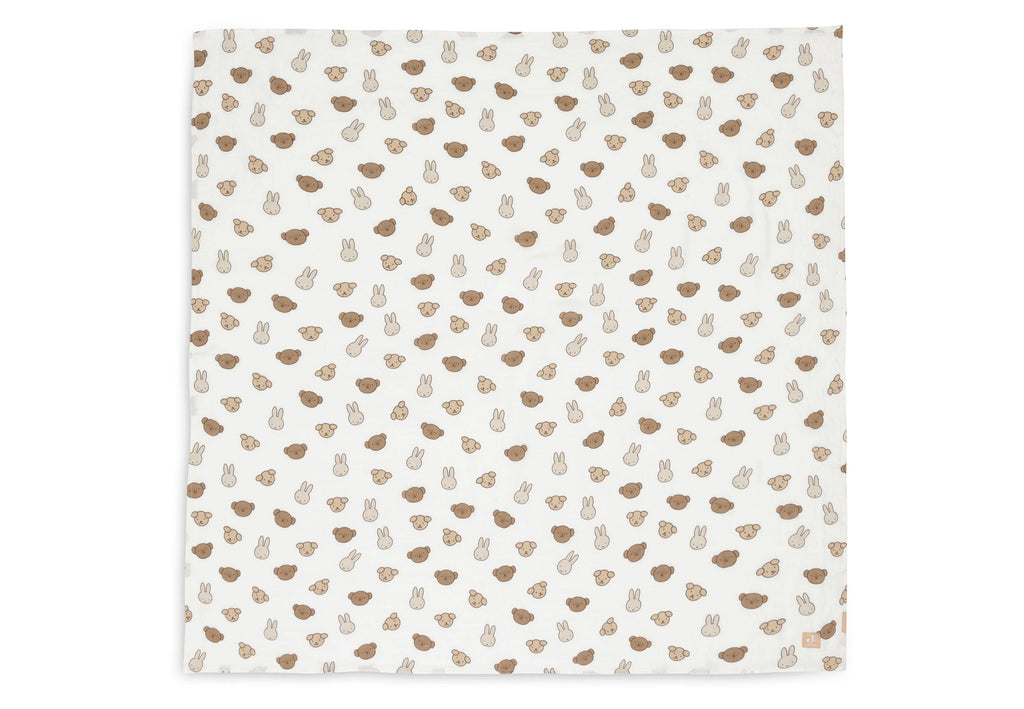 Jollein Hydrophilic Cloth Large 115x115cm Miffy And Friends (2Pack)