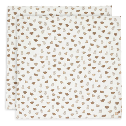 Jollein Hydrophilic Cloth Large 115x115cm Miffy And Friends (2Pack)