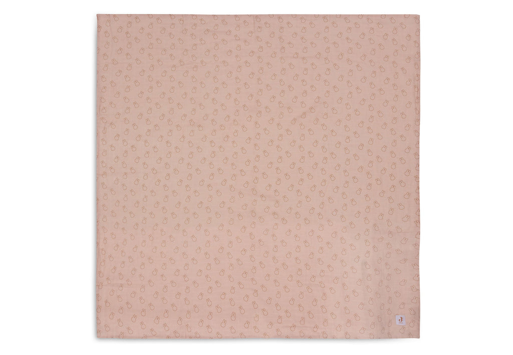 Jollein Hydrophilic Cloths 115x115cm Miffy Silhouettes Wild Rose (2p)