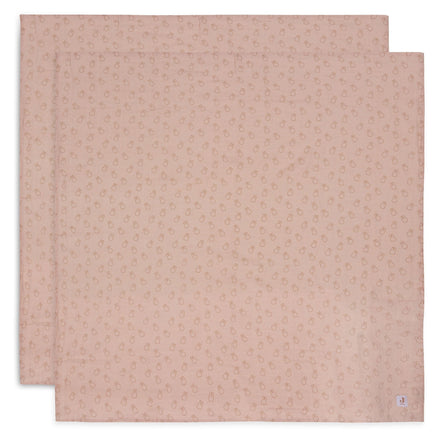 Jollein Hydrophilic Cloths 115x115cm Miffy Silhouettes Wild Rose (2p)