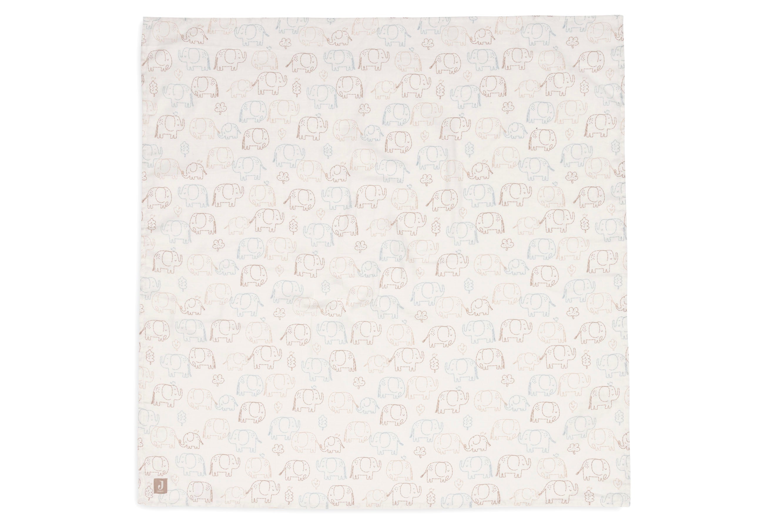 Jollein Hydrophilous Cloth Large 115x115cm | Elephant Tales | 2 pcs