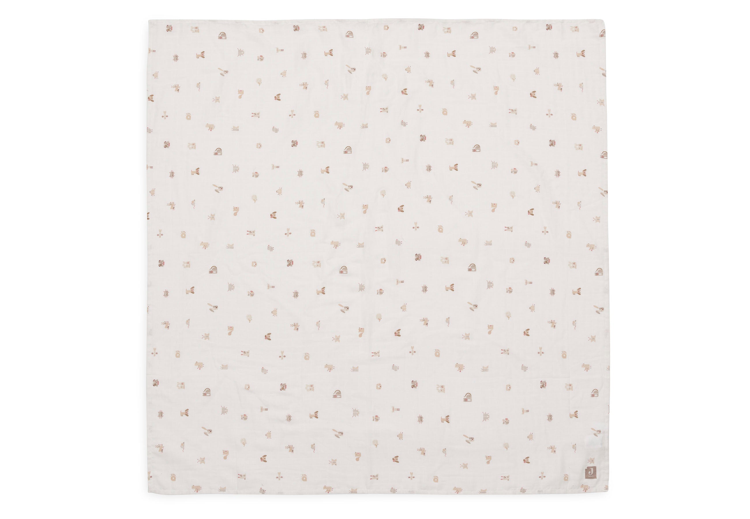 Jollein Muslin Cloth Large 115x115cm | Animal Friends | 2 pcs