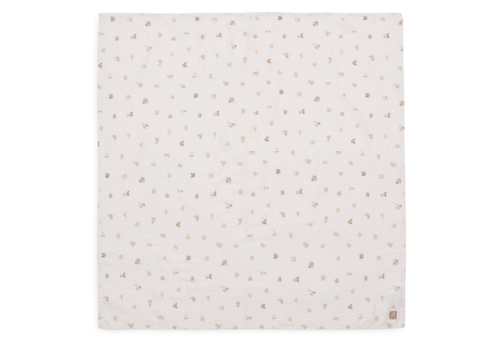 Jollein Muslin Cloth Large 115x115cm | Animal Friends | 2 pcs