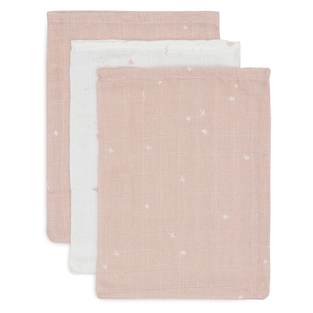 Jollein Washcloth 15x20cm Twinkling Wild Rose (3pack)