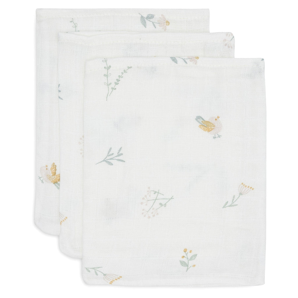 Jollein Washcloth 15x20cm Lovely Birds (3pack)