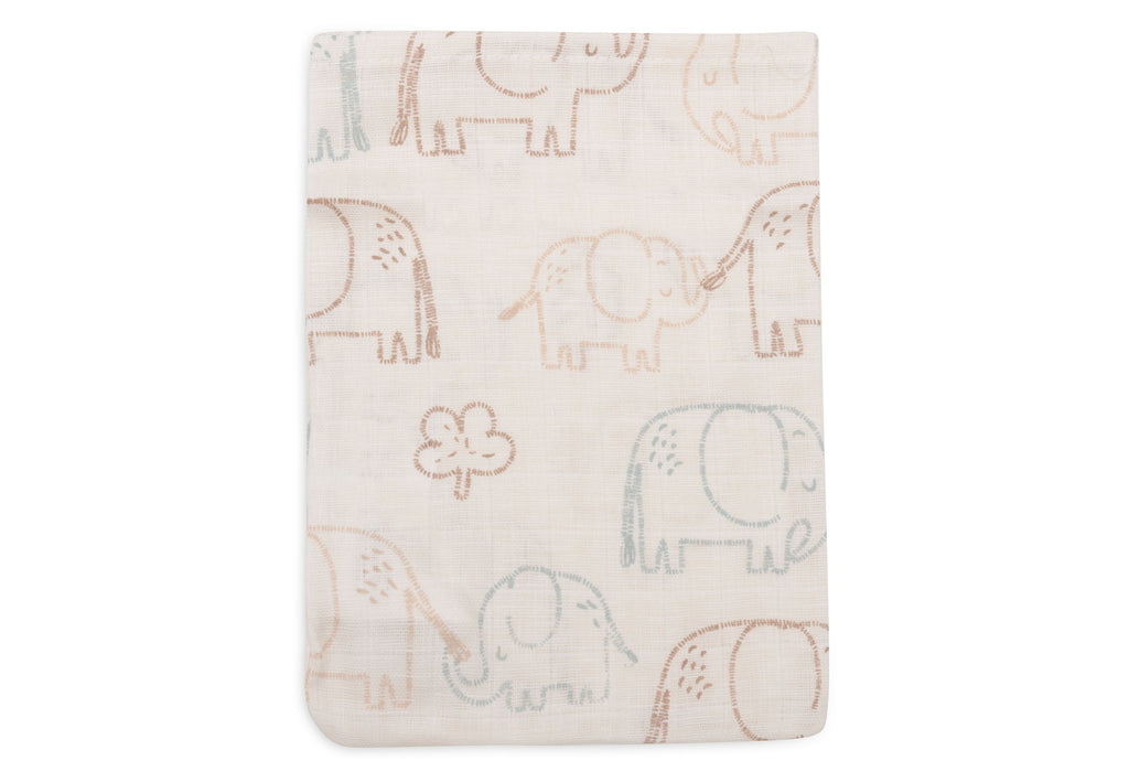 Jollein Hydrophilic Washcloth 15x20cm | Elephant Tales | 3 pcs