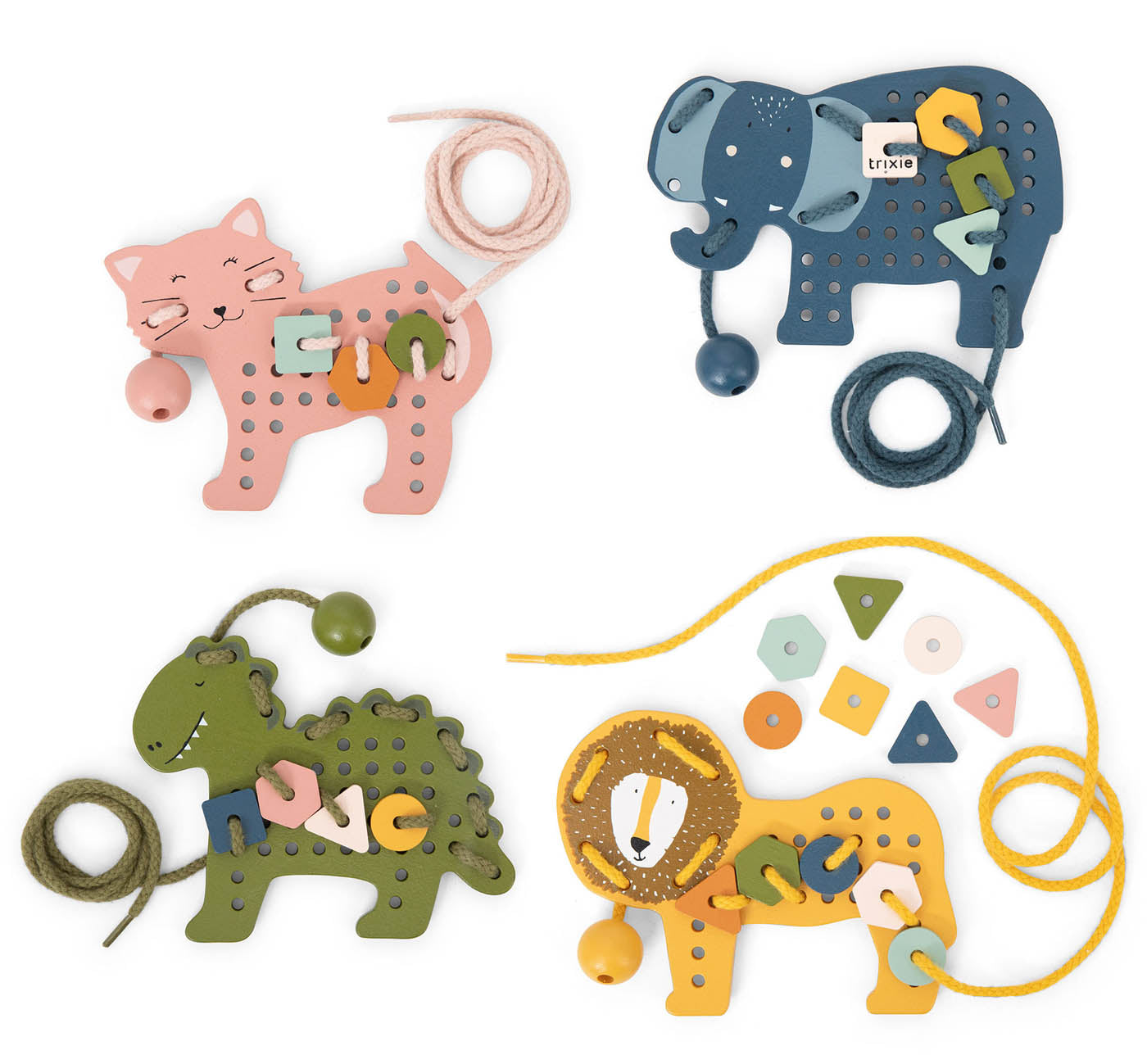 Trixie Wooden Animal Stringing Game