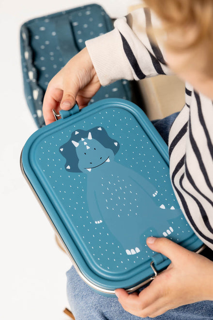 Trixie Lunch Box Large With Divider Pocket | Mr. Triceratops