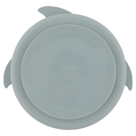 Trixie Silicone Plate With Suction Cup And Divider Compartments | Mr. Shark