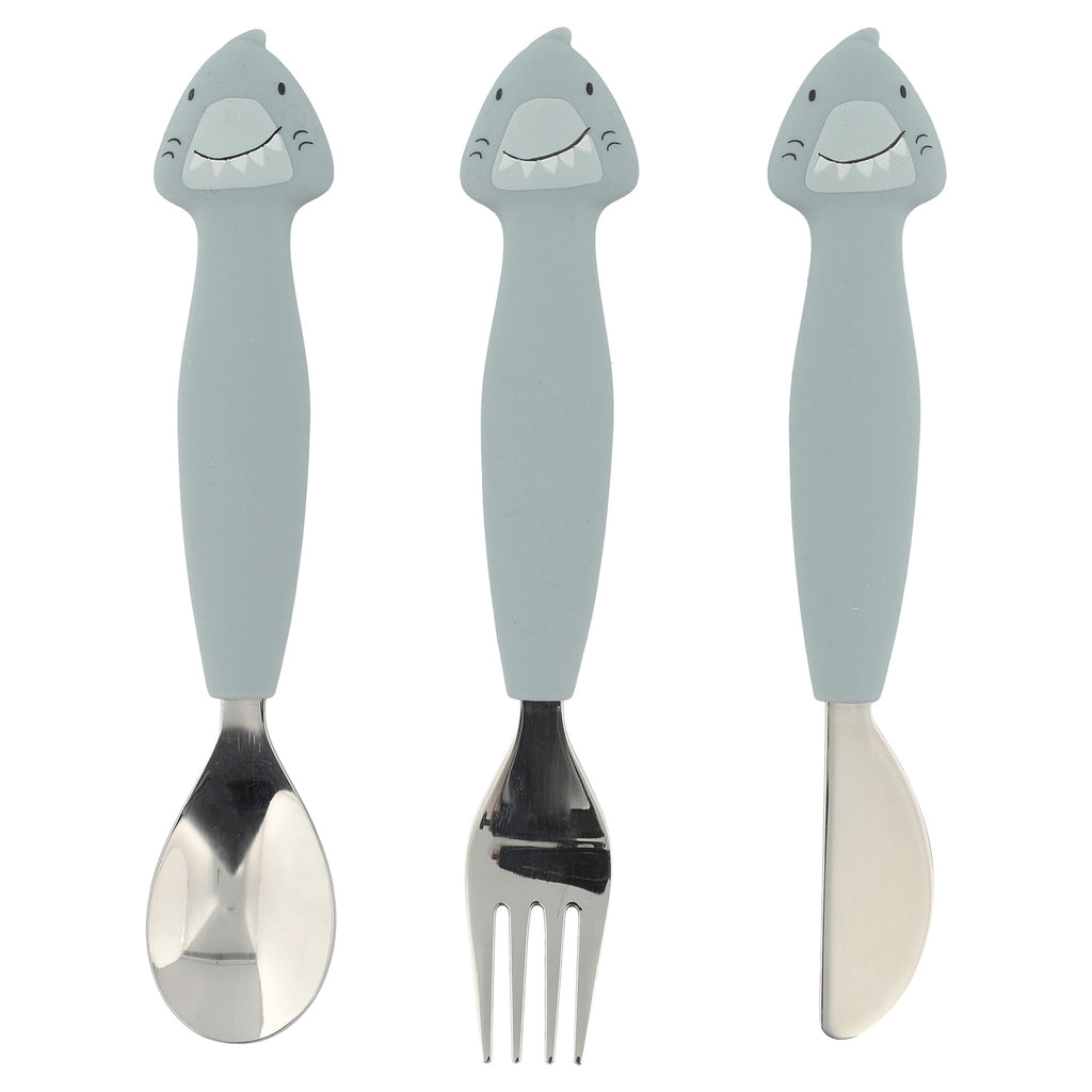 Trixie Silicone Cutlery Set 3-Pack | Mr. Shark