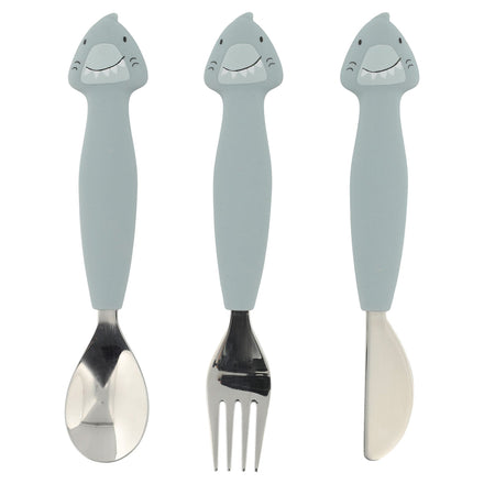 Trixie Silicone Cutlery Set 3-Pack | Mr. Shark