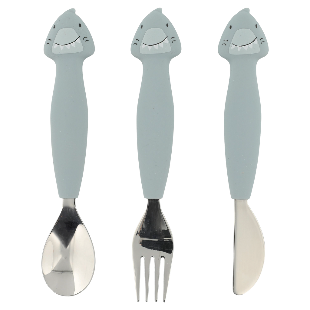Trixie Silicone Cutlery Set 3-Pack | Mr. Shark