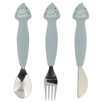 Trixie Silicone Cutlery Set 3-Pack | Mr. Shark