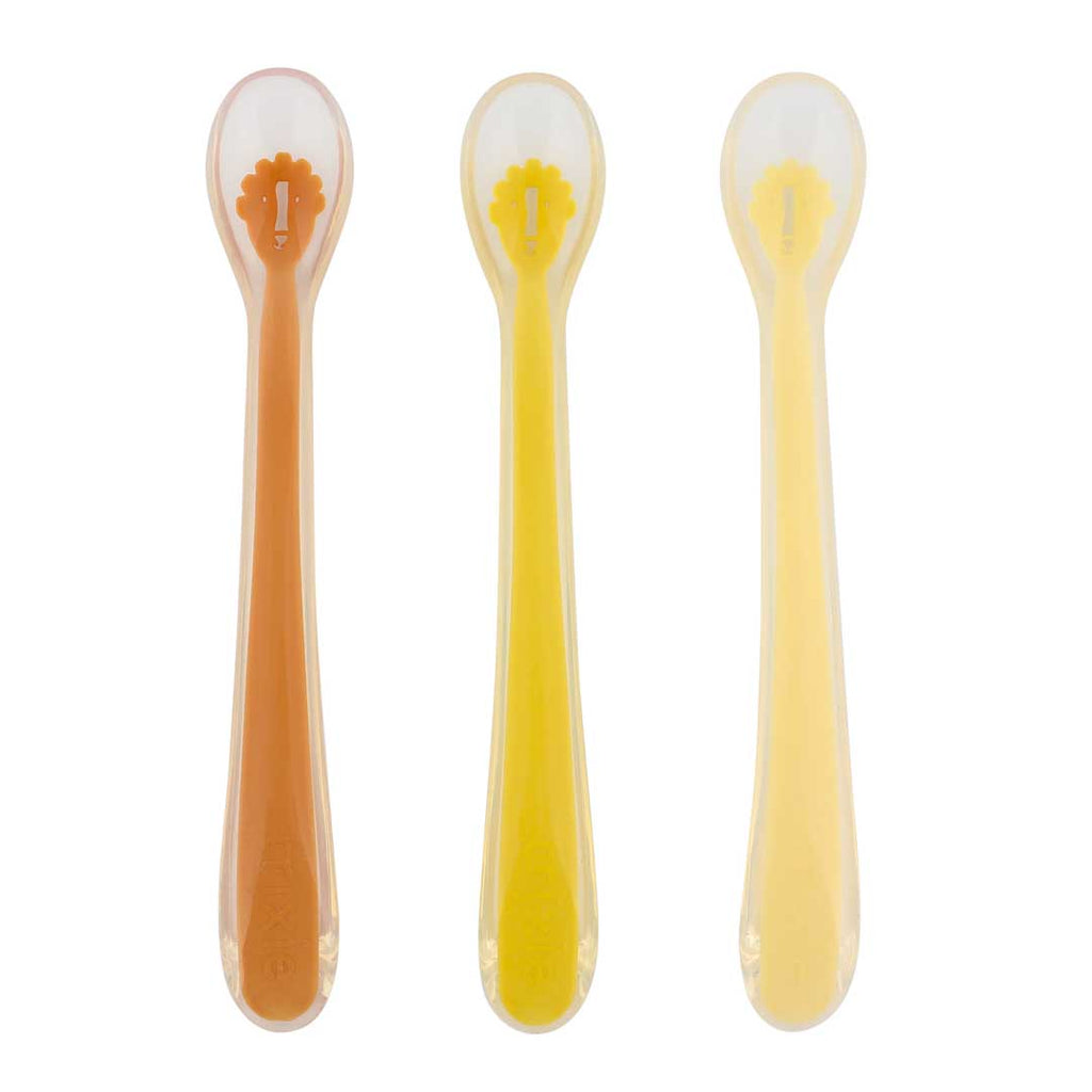 Trixie Silicone Feeding Spoon +4m - 3pcs | Mr. Lion