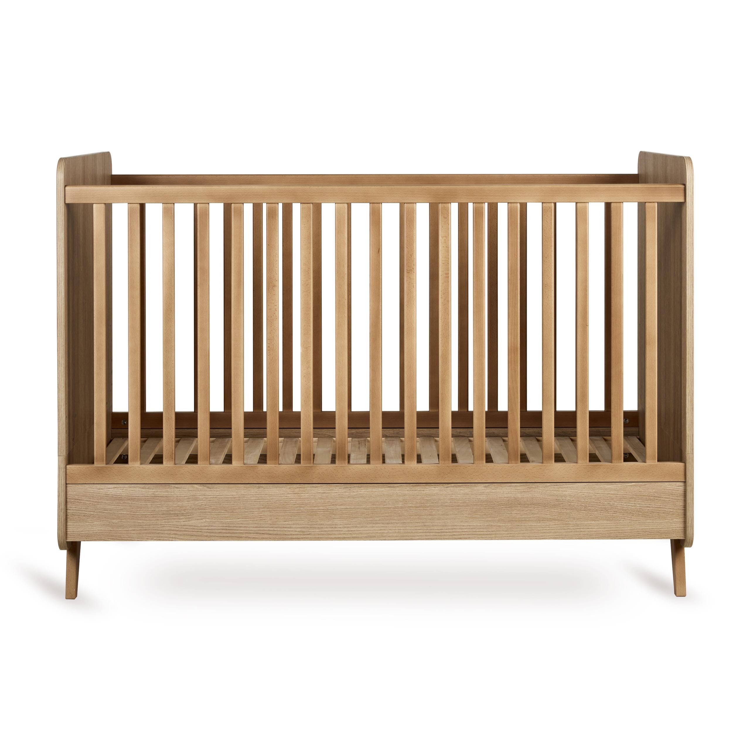 Quax Babybed Loft Grown-up bed 140x70cm | Honey Ash