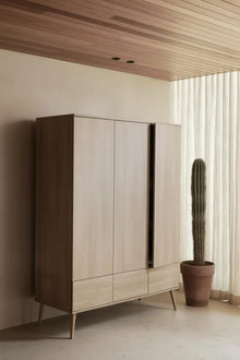 Quax Cabinet XL Flow 144x196x58cm | Honey Ash