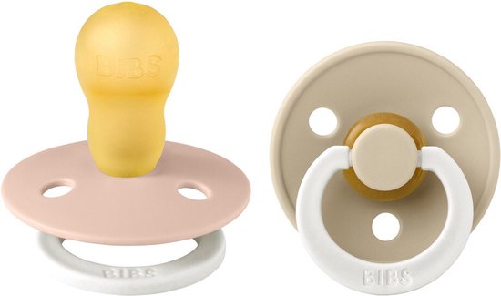 Bibs Pacifier 18+M Size 3 | Glowdark Blush /Vanilla