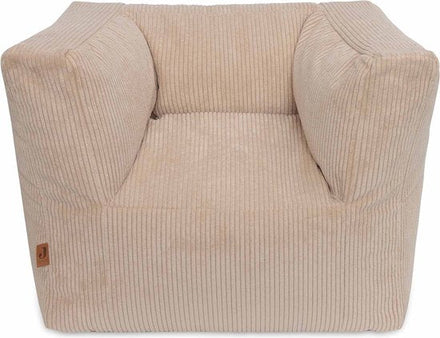 Jollein Kids Chair Beanbag Corduroy Natural