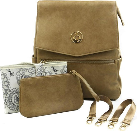 * Isoki Diaper Bag Backpack Hartley| Latte