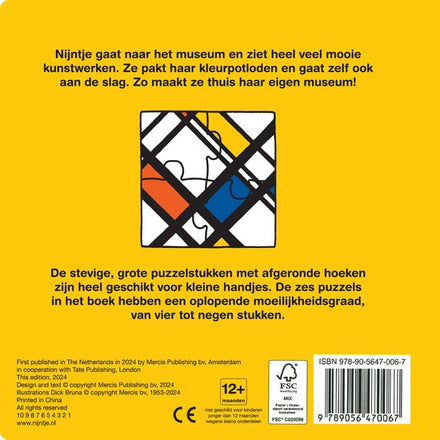 Nijntje Boek| Puzzelboek Nijntje De Kunstenaar