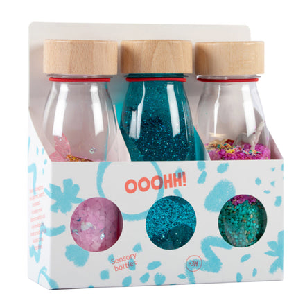 Petit Boum Sensory Bottles set of 3 | Fantasy