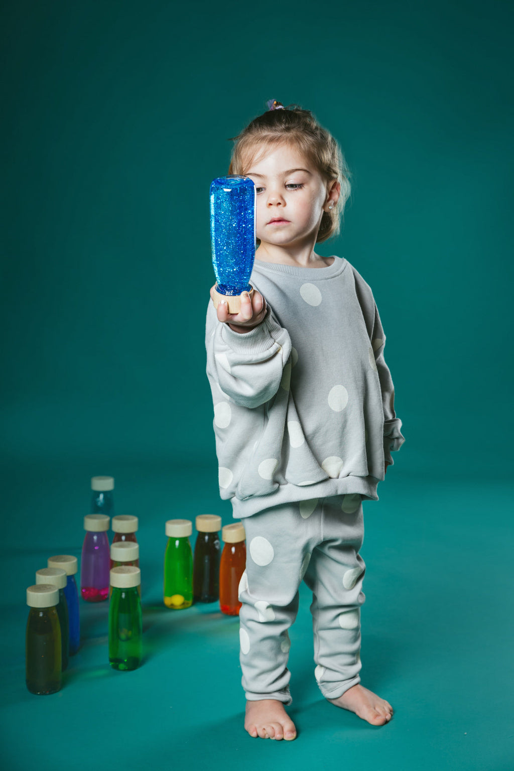 Petit Boum Sensory Bottle | Blue