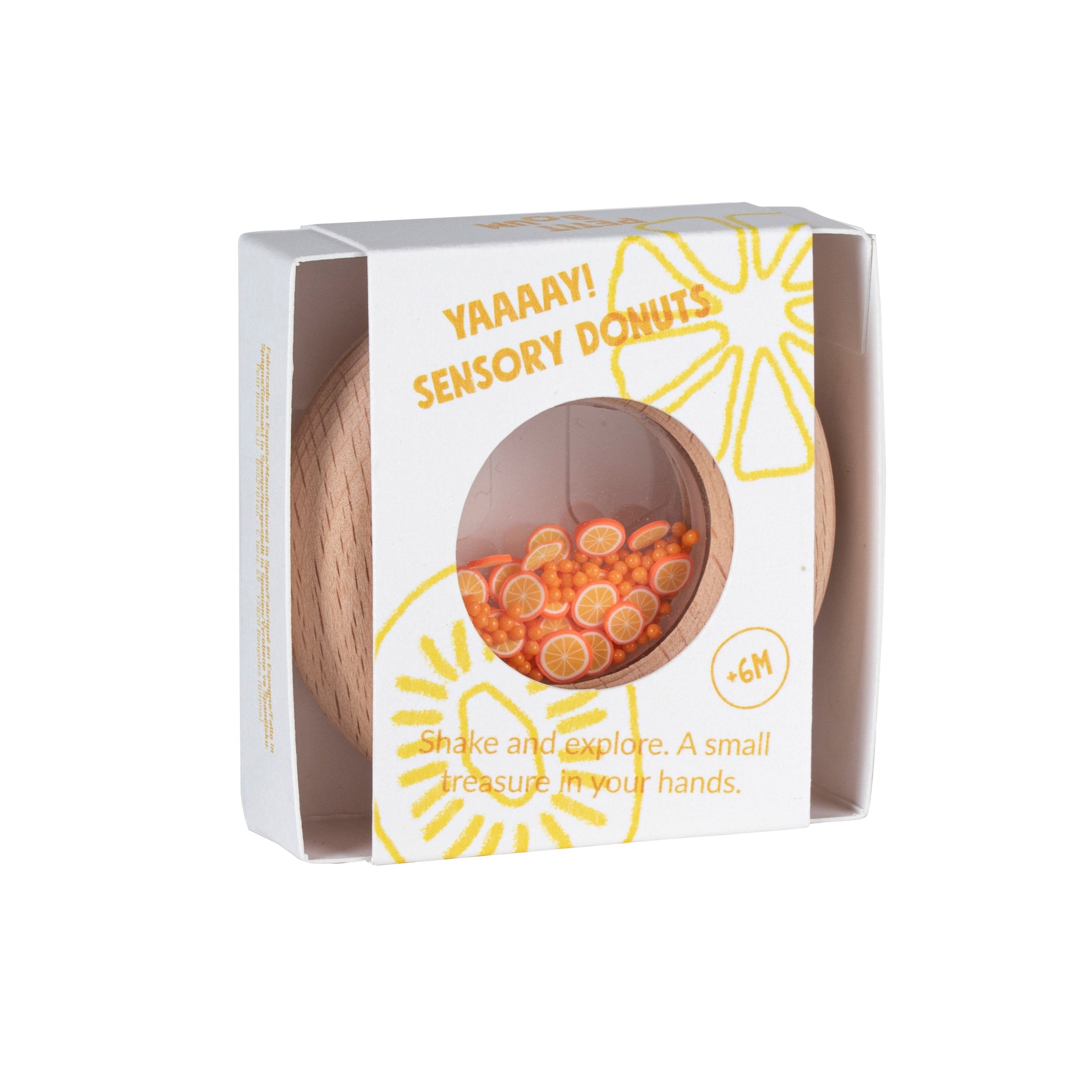 Petit Boum Sensory Donut | Oranges