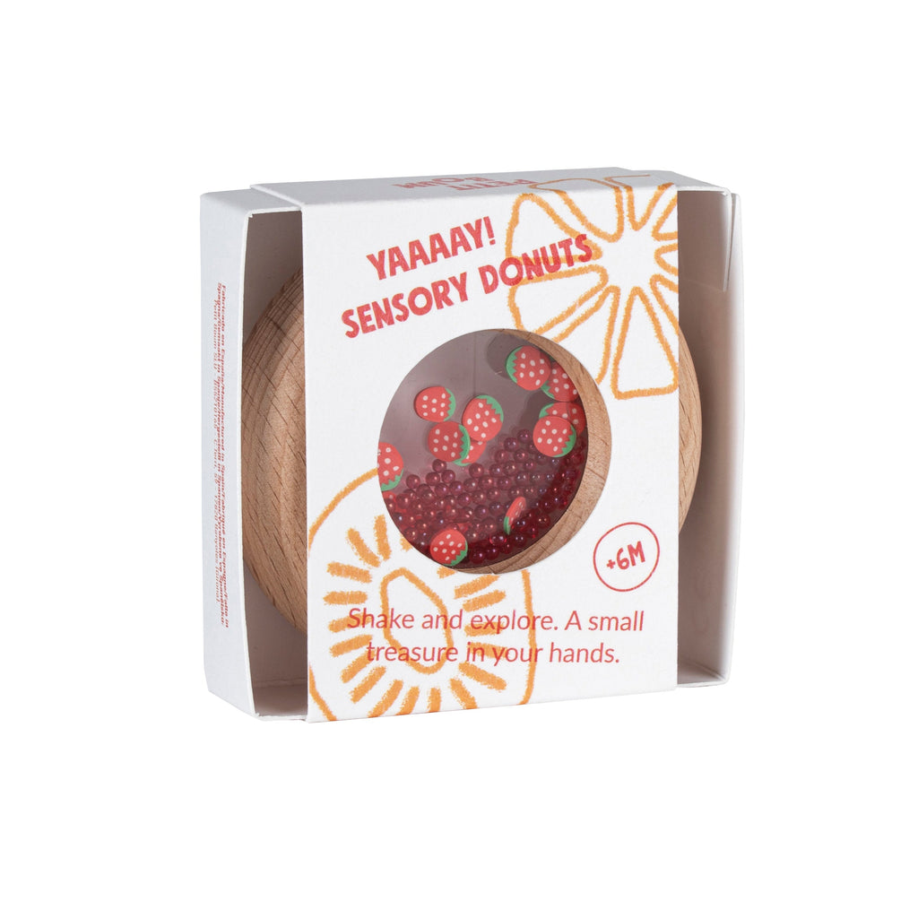 Petit Boum Sensory Donut | Strawberries