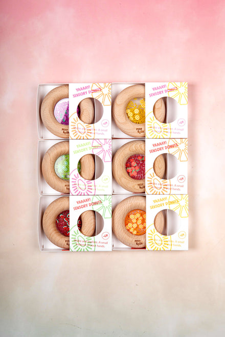 Petit Boum Sensory Donut | Strawberries