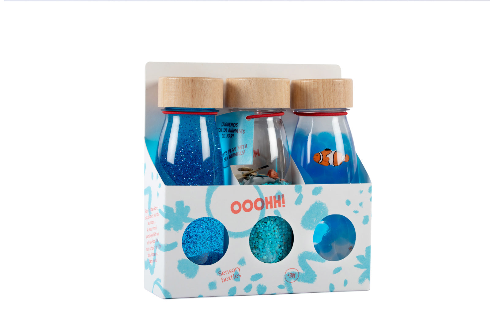Petit Boum Sensory Bottles set of 3 | Serenity