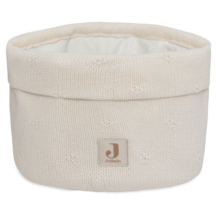 Jollein Changing Table Basket Cozy Knit Ivory