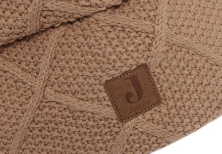 Jollein Changing Table Basket Check Knit Biscuit