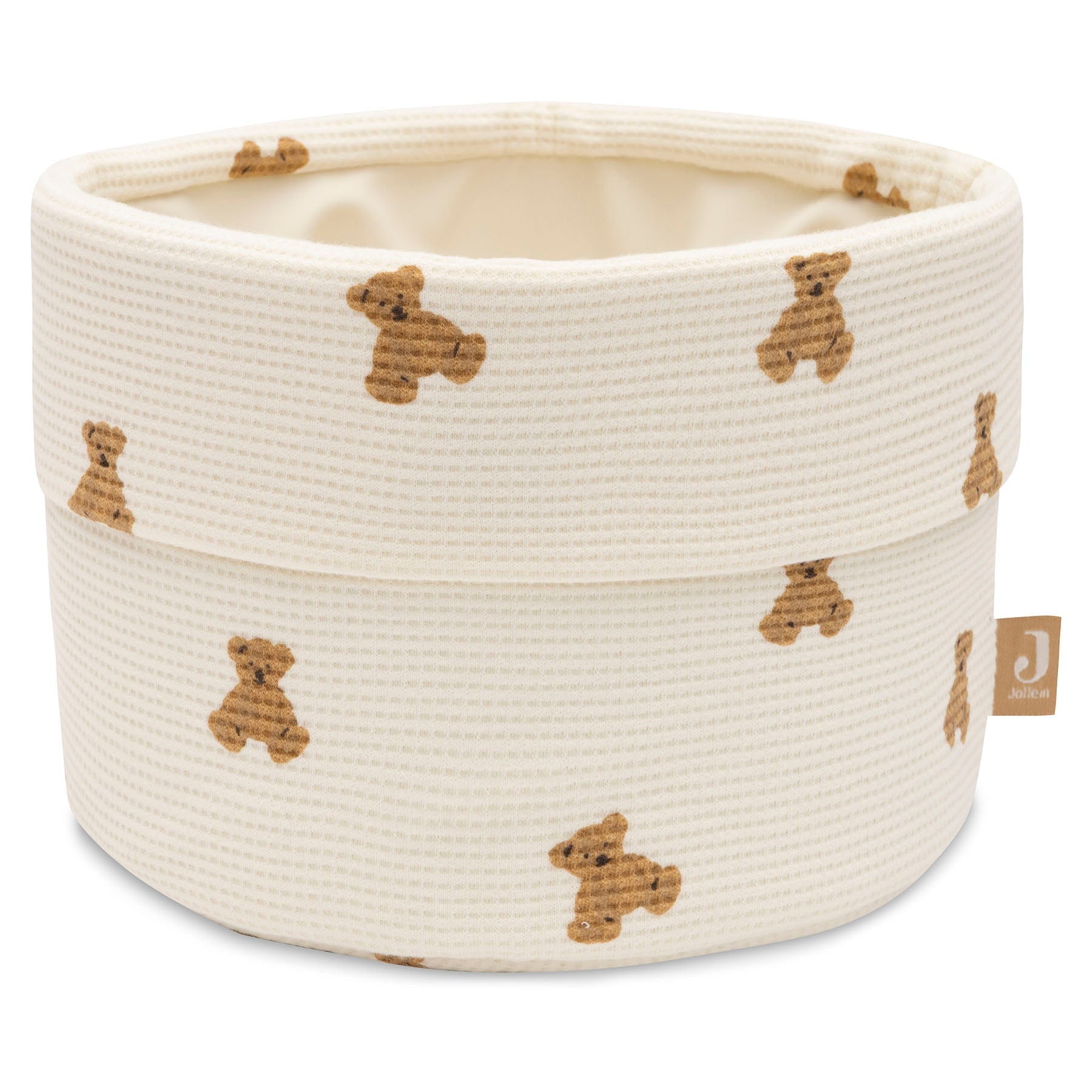 Jollein Storage Basket Mini Teddy Bear Little Waffle