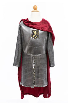 Great Pretenders Silver Knight With Red Cape 7-8Y