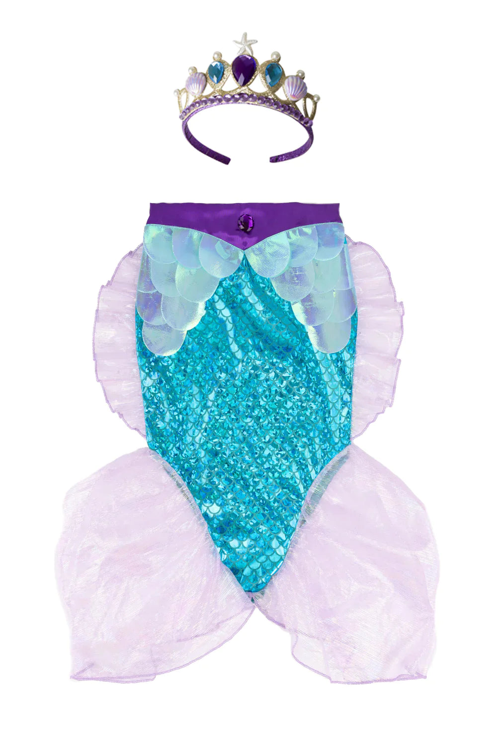 Great Pretenders Mermaid Glimmer skirt set | Lilac 5-6Y