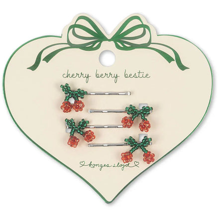 Konges Sløjd 4-Pack Hairpin | Cherries