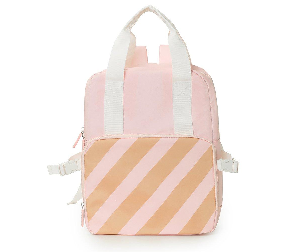 Monnëka Thermal Backpack | Stripes Pink