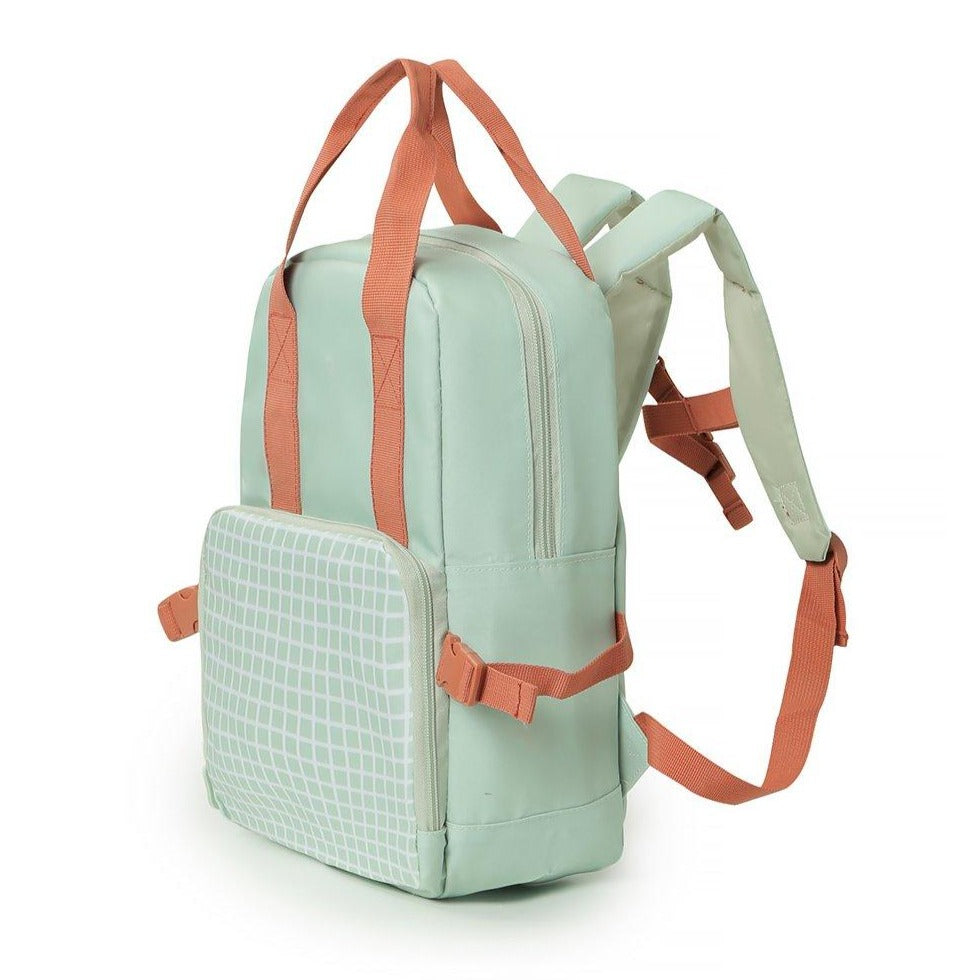 Monnëka Thermal Backpack | Stripes Sage