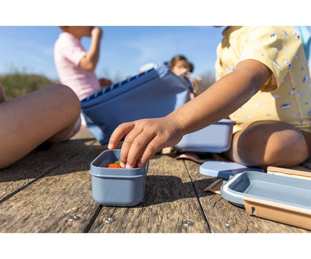 Monnëka Bento Lunchbox | Stripes Blue