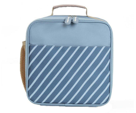 Monnëka Thermal Lunch Bag | Stripes Blue