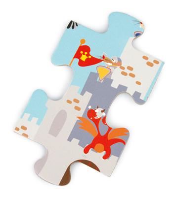 Scratch Puzzle 60 pieces | Knight