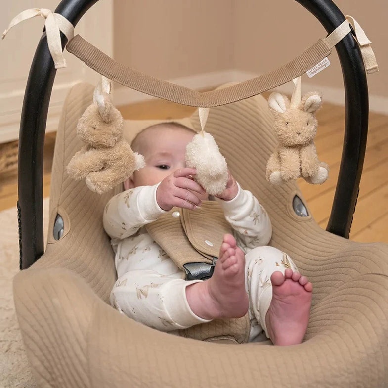 Little Dutch Carriage Tensioner Car seat toy | Baby Bunny