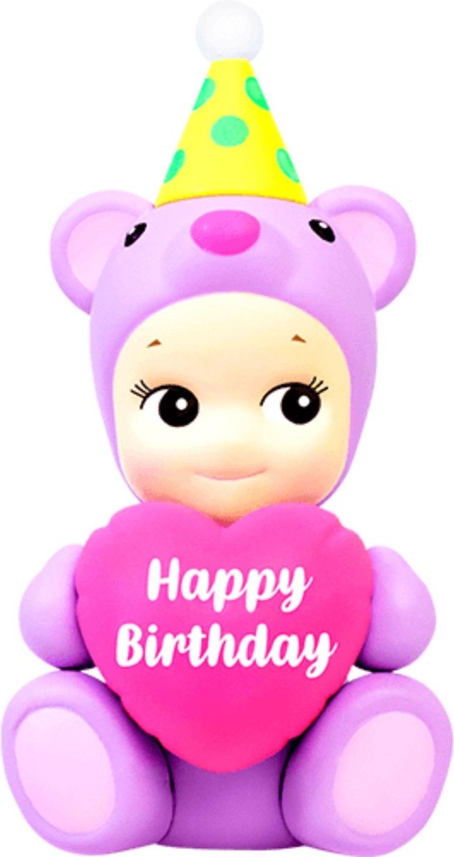 Sonny Angel Lucky Doll Happy Birthday Gift Bear